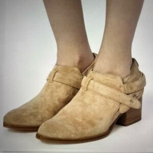 Rag & Bone Harley Belted Suede Ankle Boots